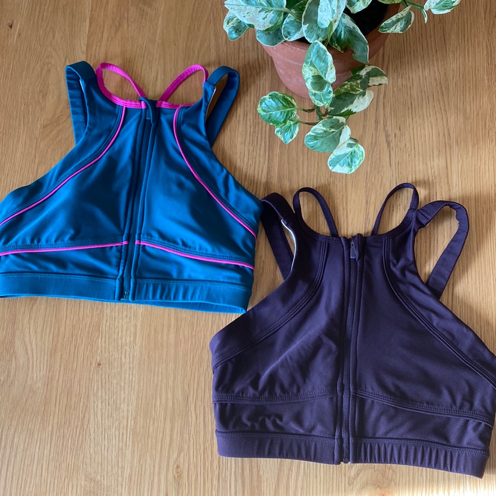 Mondetta Dive High Neck Sports Bra Set Of Two Small